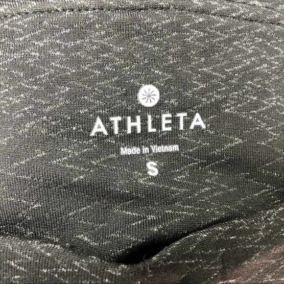 ATHLETA Heathered Black skinny leggings S - Picture 4 of 5